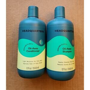 Headquarters Oil-Away Shampoo & Conditioner Set 12 fl oz Set